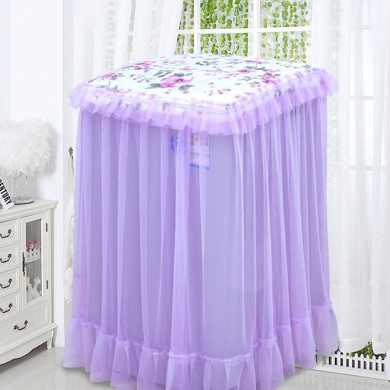 Washing Machine Cover Thickened Sunscreen Dust Cover Zipper Washing Machine Cover