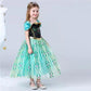 Frozen Princess Dress Summer Anna Girls Short Sleeve Dress Children's Performance Dress Birthday Performance Dress