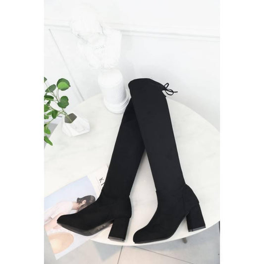 Slim Boots Sexy Over The Knee High Suede Women Snow Boots Women's Fashion Winter Thigh High Boots