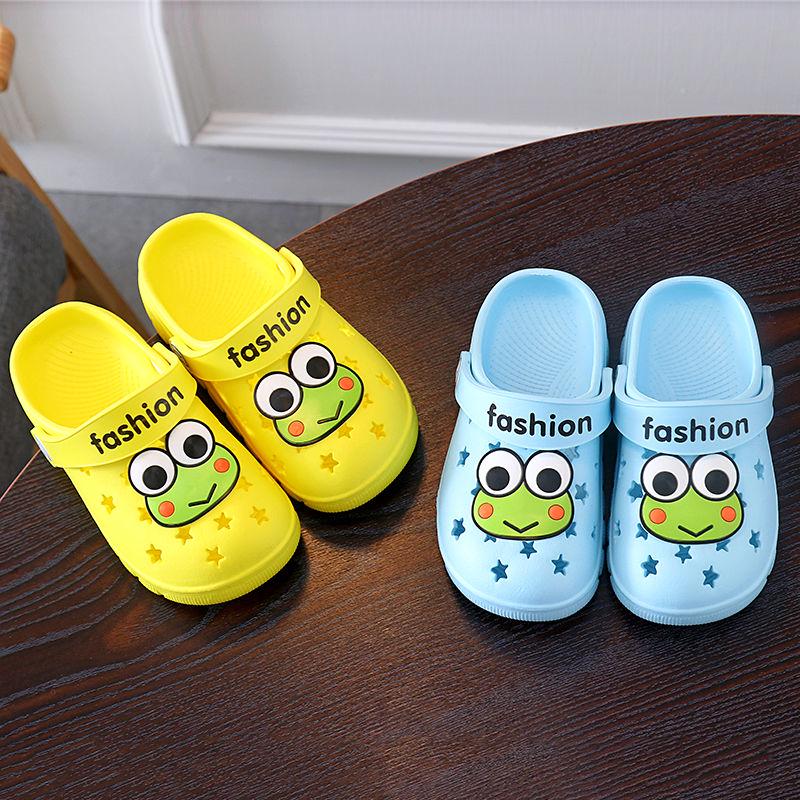 New Baby Slippers Summer 0-5 Years Child Hole Shoes Girls Non-slip Baby Sandals Boys Beach Shoes