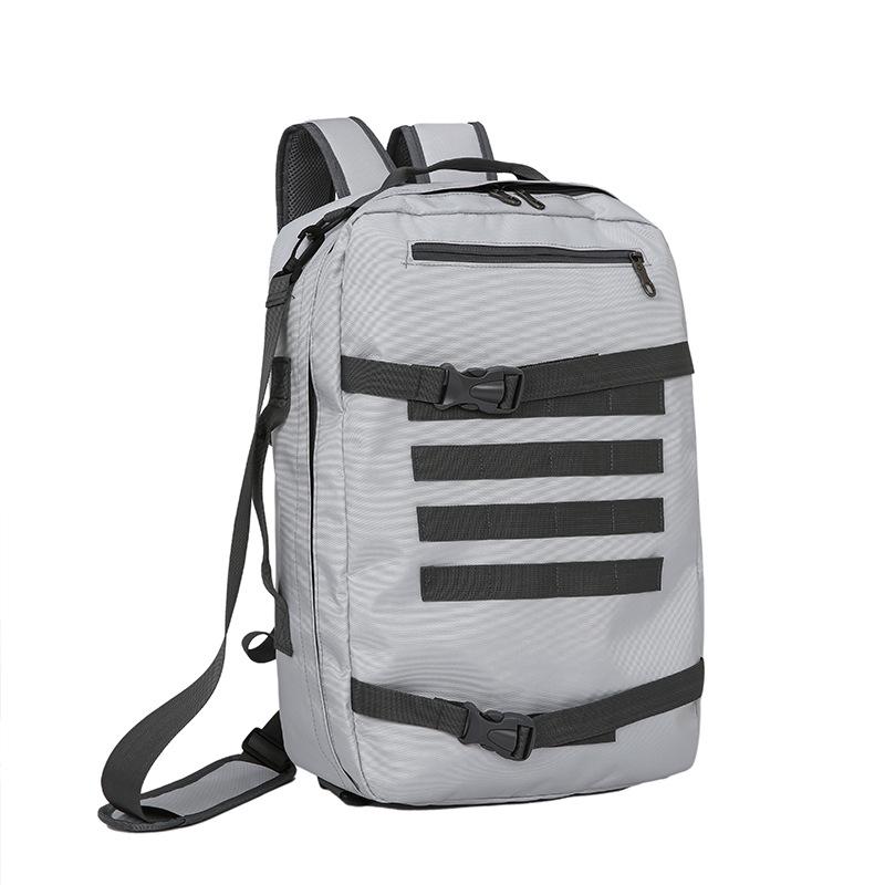 Canvas Backpack Men White Large Capacity Waterproof Student Computer Bag Outdoor Sports Travel Bags