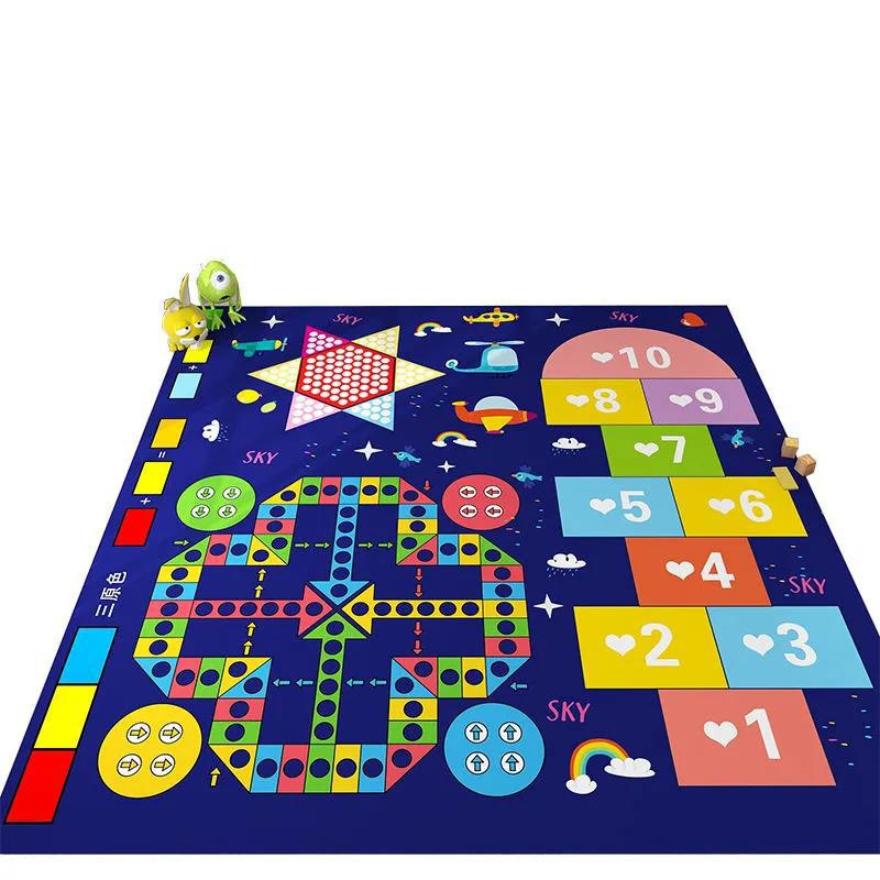 Cartoon Cute Nursery Blanket Crawling Bedside Anti-fall Blanket Puzzle Game Children's Carpet