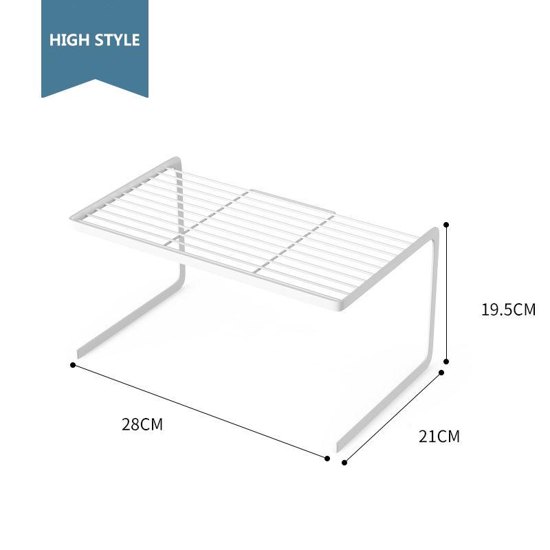 Kitchen Shelves Refrigerator Storage Shelf Layered Pot Rack Cabinet Partition Shelf Multi-layer Dish And Dishes Storage Rack Home Organizer