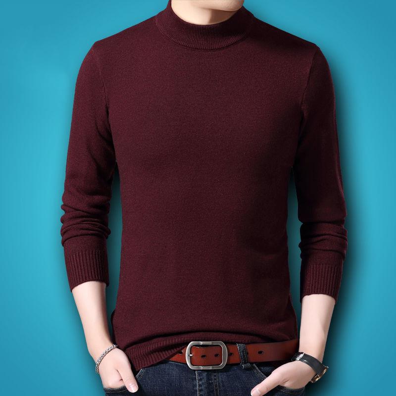 019 Autumn Fashion Casual Sweater O-Neck Slim Fit Knitting Mens Sweaters Pullovers Men Pullover Men