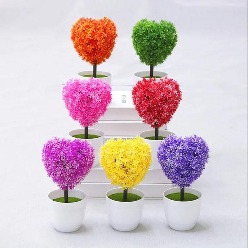 Nordic Green Plants Hemisphere Potted Simulation Plant Ornaments Indoor and Outdoor Decoration Office Desk Artificial Flower Furnishings