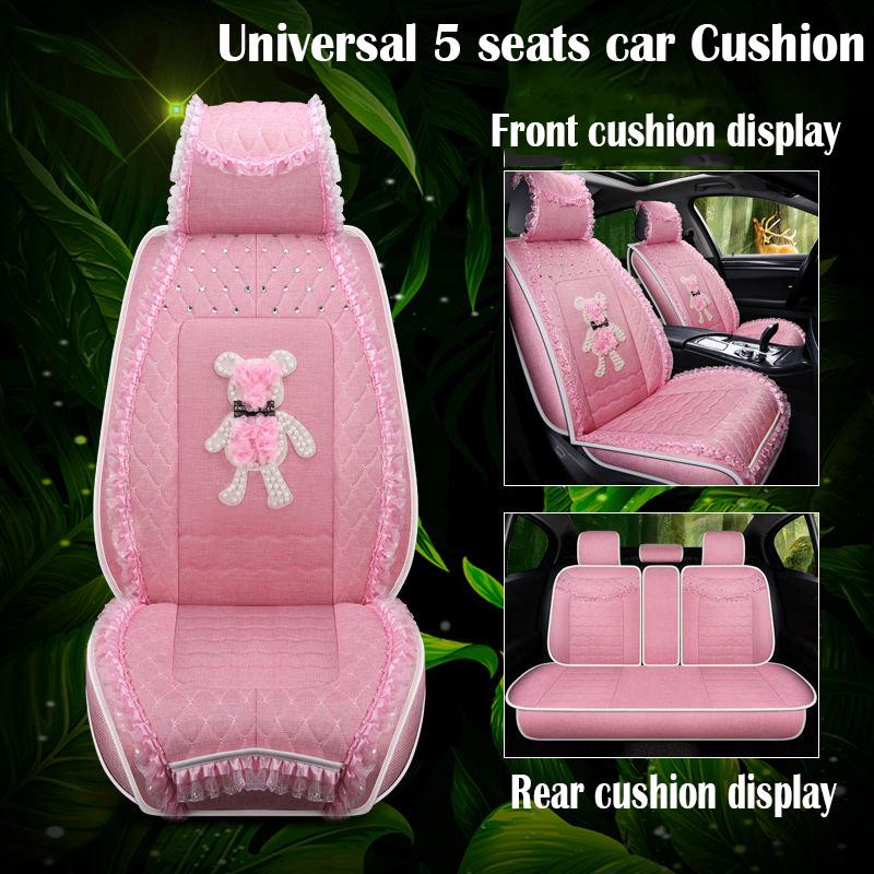 Universal car seat cover Waterproof Car Seat Cover Universal Leather 5 set Auto Seat Cushion 5 seats