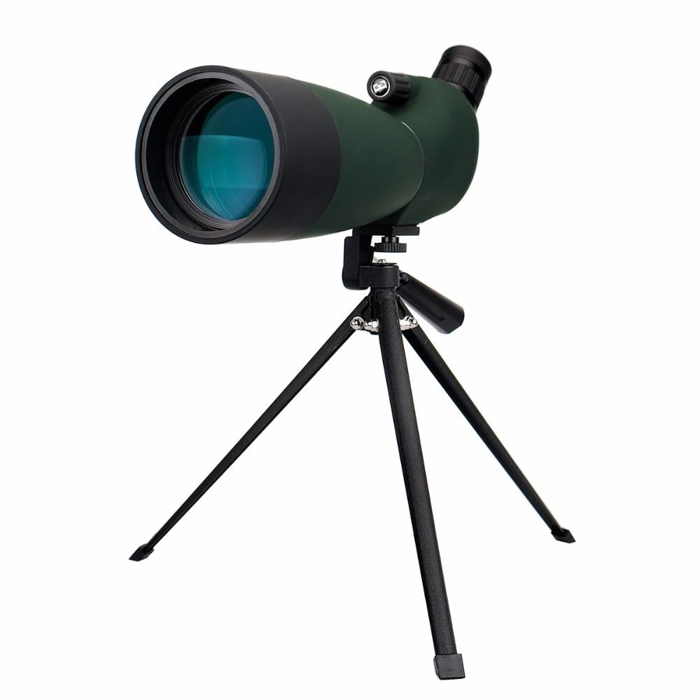 Telescope 20-60x60 Spotting Scope Monocular Powerful Binoculars Bak4 Prism FMC Lens Waterproof W/ Tripod for Hunting