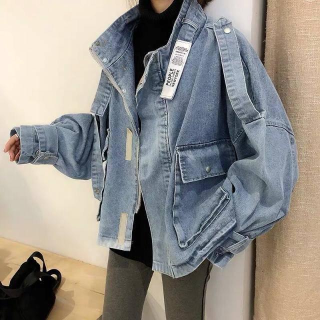 2019 Women Basic Coat Denim Jacket Women Jeans Jacket Women Denim CoatS Loose Casual Outwear