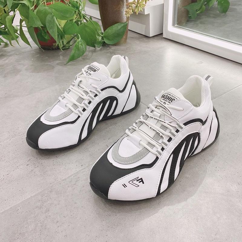 Soft-soled Non-slip Leather Shoes All-match Fashion Trend Women's Shoes Korean Style Student Shoes Spring and Summer Outdoor Leisure Sports Shoes