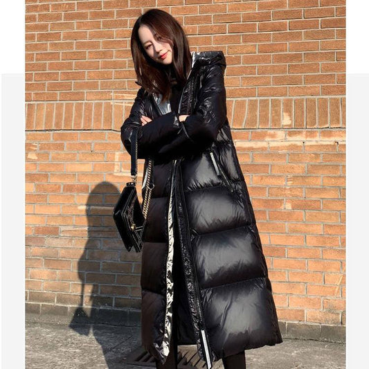 Women's Long Padded Coat Slim Slimming Thick Warm Winter Padded Jacket All-match Padded Jacket