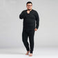 Winter Thermal Underwear Plus Fertilizer Plus Size Men's Base Thickening Cotton Sweater Qiuyi Long Trousers