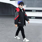 Boys Winter Luminous Padded Jacket Fashion Children's Thick Padded Coat Handsome Padded Jacket