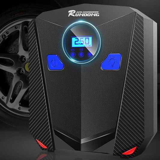 Meter/digital Display Car Air Pump Portable Tire Pressure Monitor Multi-function Air Pump Cigarette Lighter Head