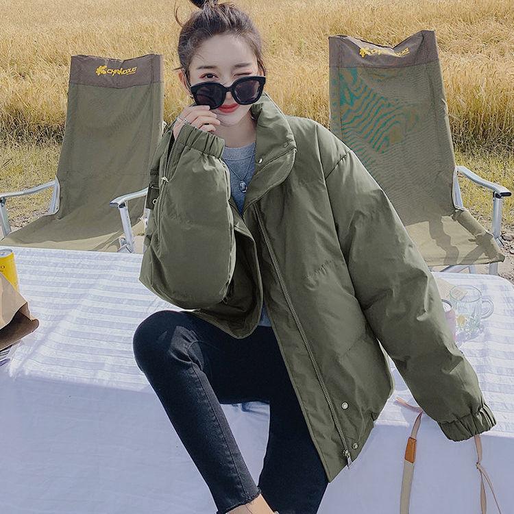 Winter Cotton-padded Clothes Women's Fluffy Cotton-padded Clothes Tooling Fashion Design Is Full of Trendy