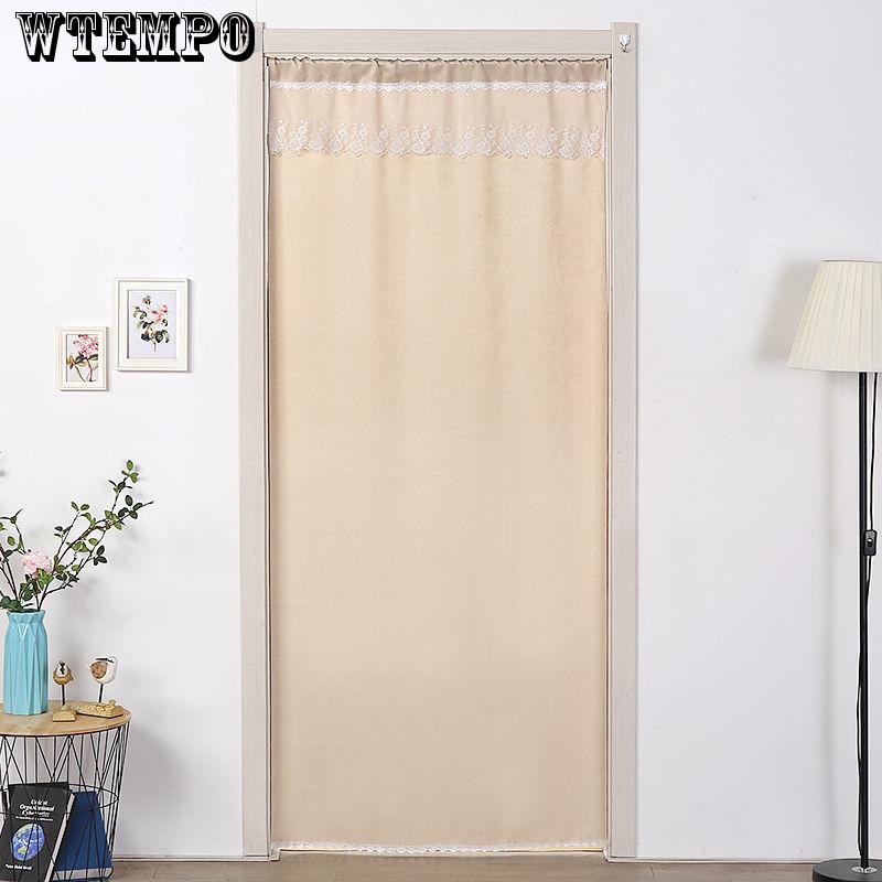 WTEMPO Curtains Blackout Partition Curtains Home Air Conditioning Bedroom Bathroom Kitchen