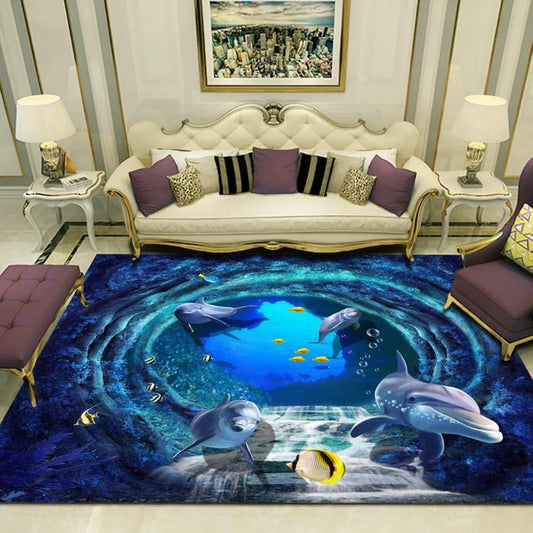 3D Modern Minimalist Light Luxury Carpet Abstract Nordic Living Room Bedroom Bedside Blanket