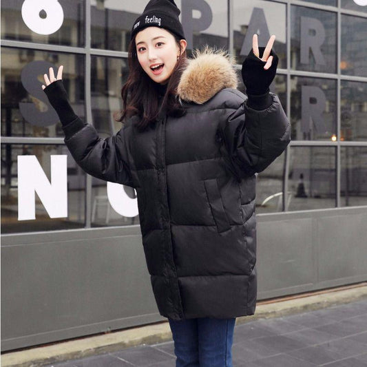 Winter Woman's Cotton clothing Woman's Winter Long Sleeve Warm Jacket Fashion Large size Down Jacket