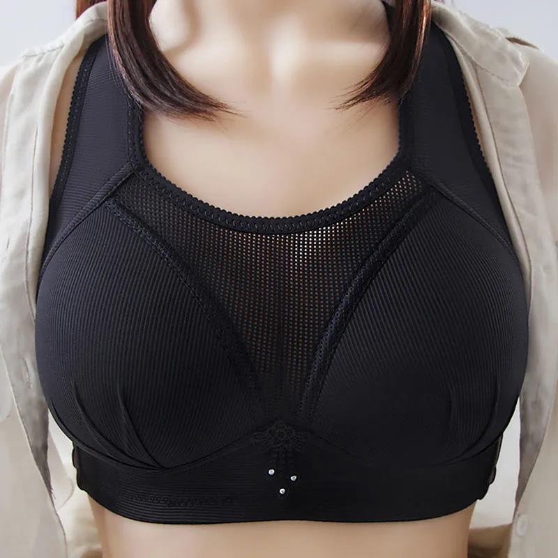 Thin Section Large Size Gathered Beauty Back No Steel Ring Anti-glare Anti-sagging Tube Top Women's Underwear Bra