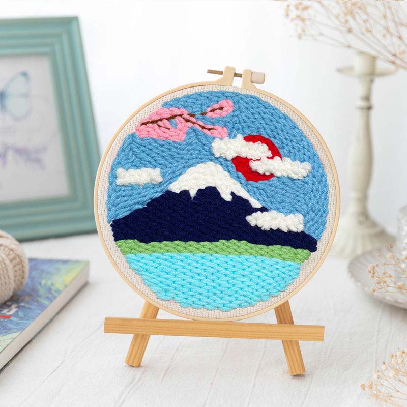 Russian Stamp Stamp Embroidery Handmade Embroidery Diy Material Package Stamp Stamp Xiuledun Embroidery Cross Stitch Yarn Embroidery