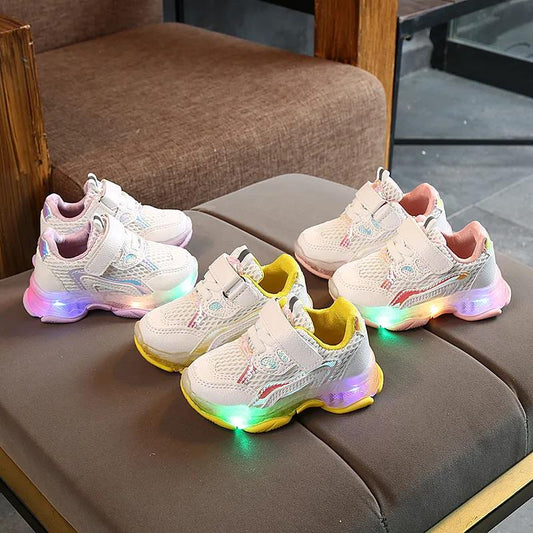 Kids Shoes Luminous Autumn Toddler Boys Glowing Sneakers Child Sports Shoes for Baby Girls Sneaker with Light Running Shoes