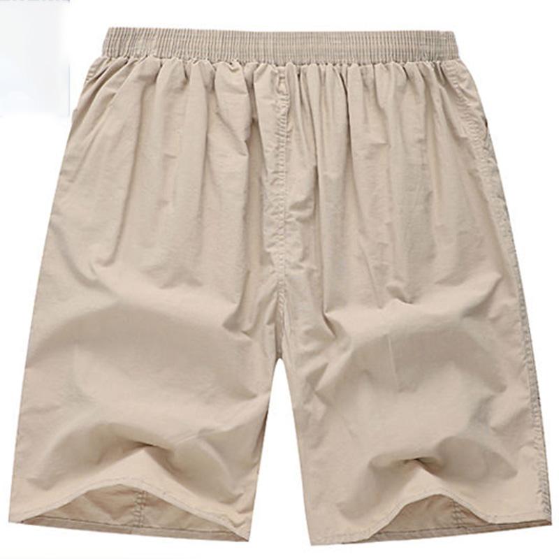 Middle-aged Loose Pants Shorts Men's Five-point Pants Summer Thin Section Middle-aged and Elderly Casual Straight Pants