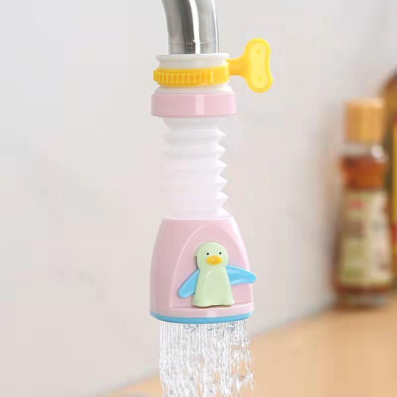 Kitchen Faucet Splash-proof Sprinkler Spout Universal Cartoon Cute Water Purification Extender Household Tap Water Filter