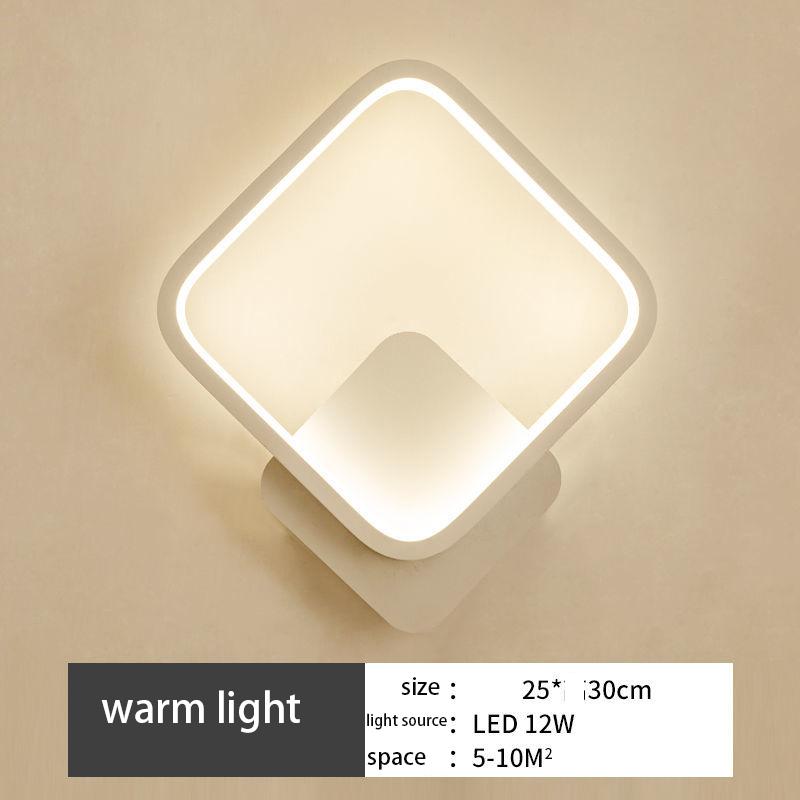 Nordic Geometric Shape Wall Lamp Modern Minimalist Aisle Balcony Bedroom Bedside Wall Lamp Warm Living Room Background Wall Lamp