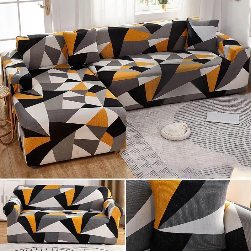 Modern Sofa Cover 1/2/3/4 Seat Elastic All-inclusive Sofa Cover Suitable for General Sofa Living Room Modular L-shaped Cover