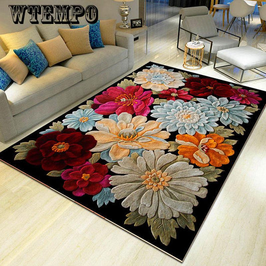 Cartoon 3d Large Modern Area Rug Living Room Livingroom Home Mats Children Bedroom Carpet