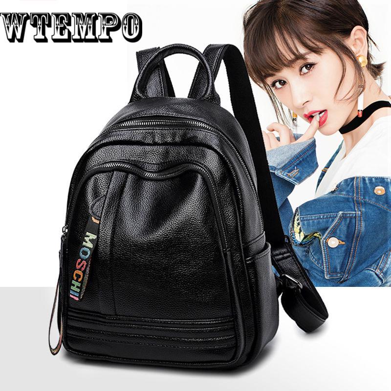 Backpack Women Leather Backpack School Bags for Girls Teenagers Waterproof Large Travel Bag