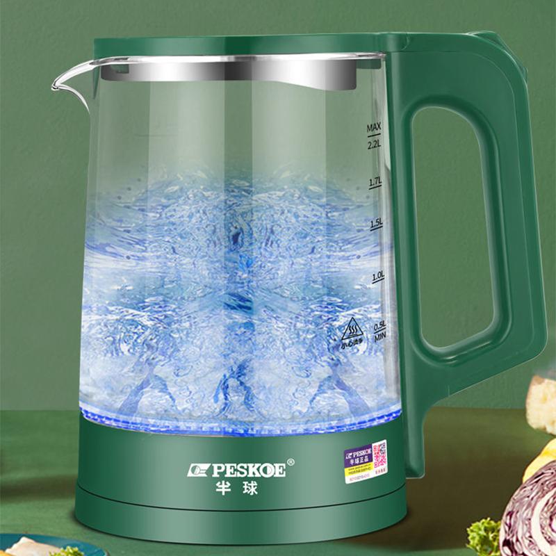 Insulation Glass Electric Kettle Kettle Household Stainless Steel Kettle Health Tea Kettle Large Capacity