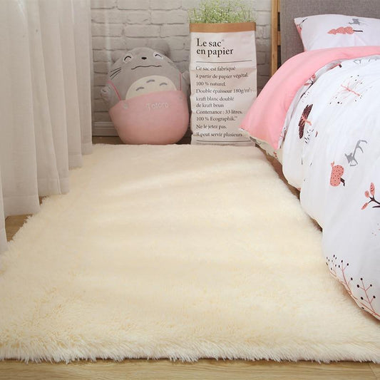 Soft Carpet Bedroom Cute Girl Heart Carpet Living Room Coffee Table Bedside Room Bay Window Floor Mat Nordic Furry Big Blanket