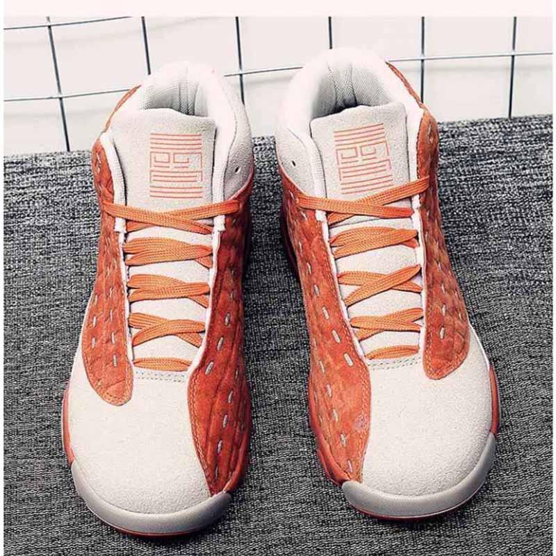 Men's shoes men's high-top basketball shoes Net red with the same wild shoes National style sneakers