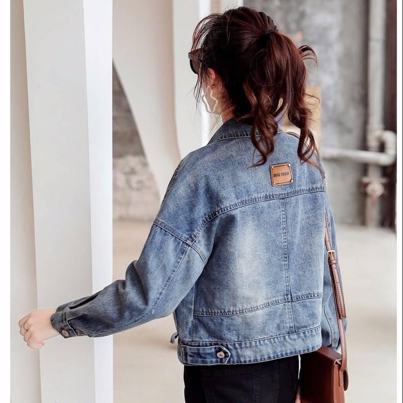 Jean Jacket 4Xl Blue Bomber Short Denim Jackets Jaqueta Long Sleeve Casual Jeans Coat Bomber Jackets