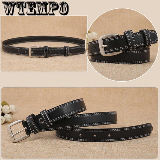 Fashion Female Women Belt Ladies Faux Leather Metal Buckle Straps Girls Summer Dress Accessories