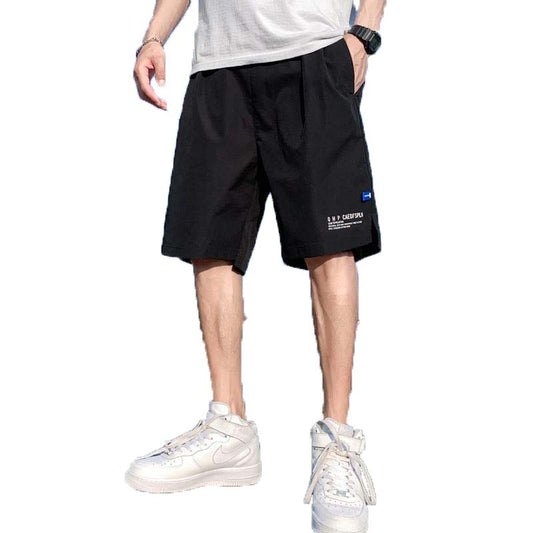 Shorts Men's Summer Thin Loose Straight Leg Trousers Wear All-match Casual Five-point Pants