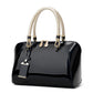 Bag Female European American Fashion Patent Leather Glossy Boston Ms. Bag Shoulder Portable Handbag