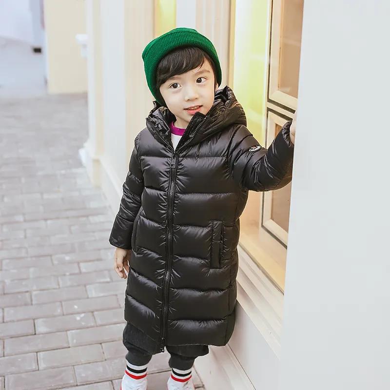 Children's Clothing Down Jacket Mid-length Lightweight Jackets for Boys and Girls New Small and Medium-sized Children's Baby Clothes