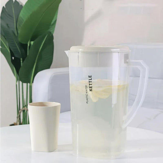 Cold Kettle Glass Kettle High Temperature Resistant Cold Water Cup Household Teapot Cool White Water Bottle Set Large Capacity