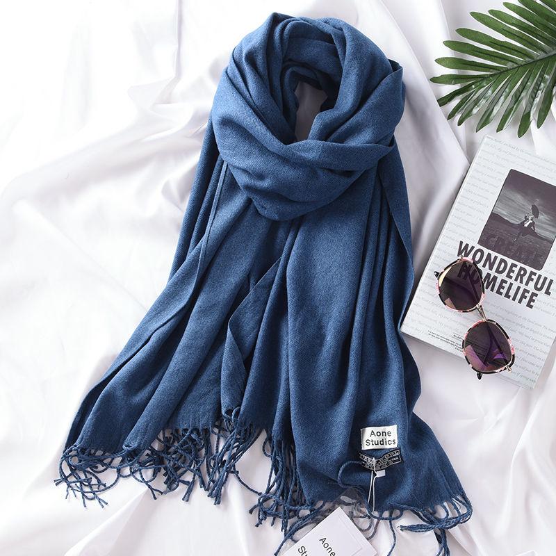 Scarves Ladies Cashmere Scarf Warm Shawl Wool Scarf Women Autumn Winter Scarves Wraps