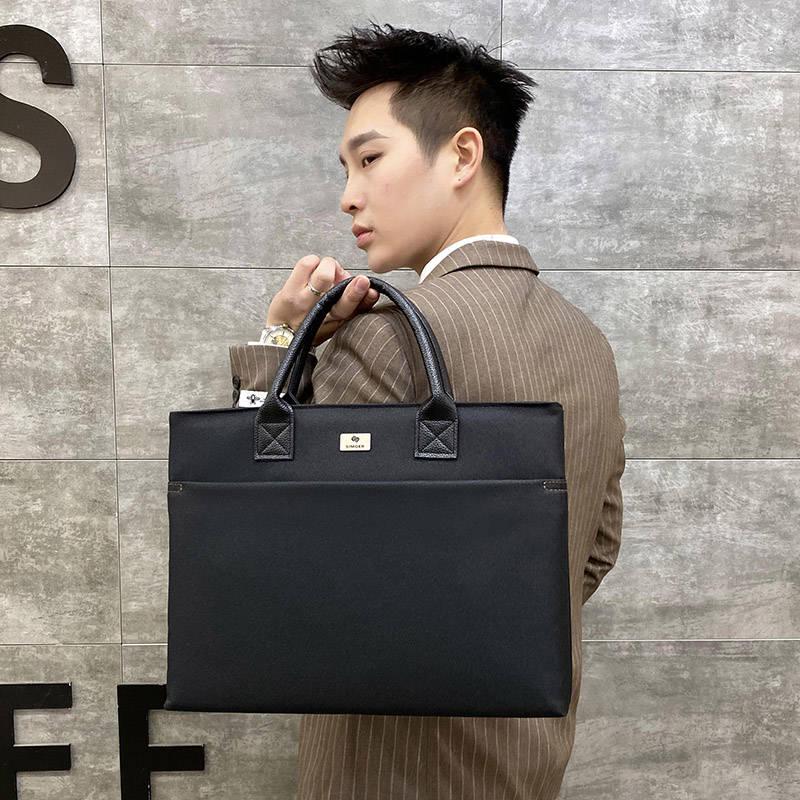 Promotions Fashion Bag Men Briefcase PU Leather Men Bags Business Male Briefcases Handbags