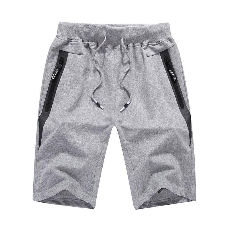 Summer Thin Breathable Casual Stretch Shorts Men's Sports Pants Knitted Five-point Pants Large Size Wild Loose Straight Beach Pants