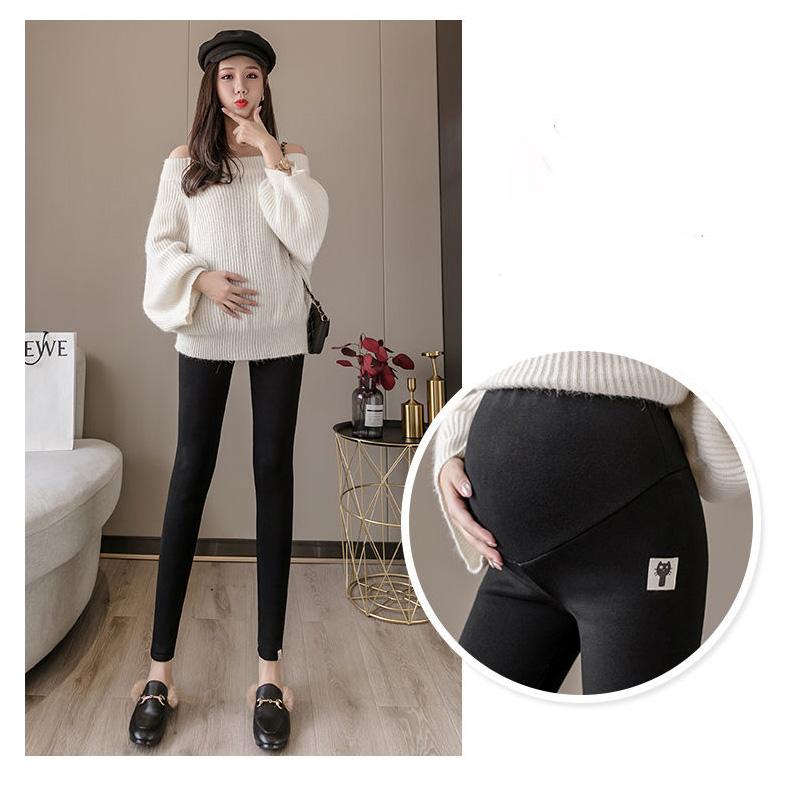 Pregnant Women Wear Autumn and Winter Fashion Pants Outside In Spring and Autumn, and Winter Cotton Pants and Leggings