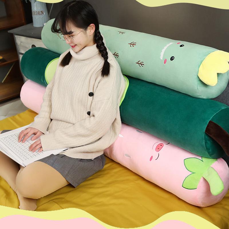 Fruit Long Strip Sleeping Pillow Removable Washable Cylindrical Plush Sleeping Pillow Boys and Girls Bed Office Pillow Sleeping Leg Pillow