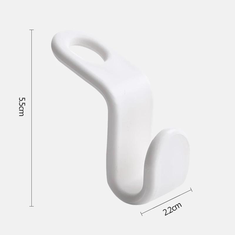 Multi-function Wardrobe Space-saving Hanger Hook Hanger Connector Coat Hook Plastic Closet Stack Hanger Rack Bedroom Storage Wardrobe Organizer