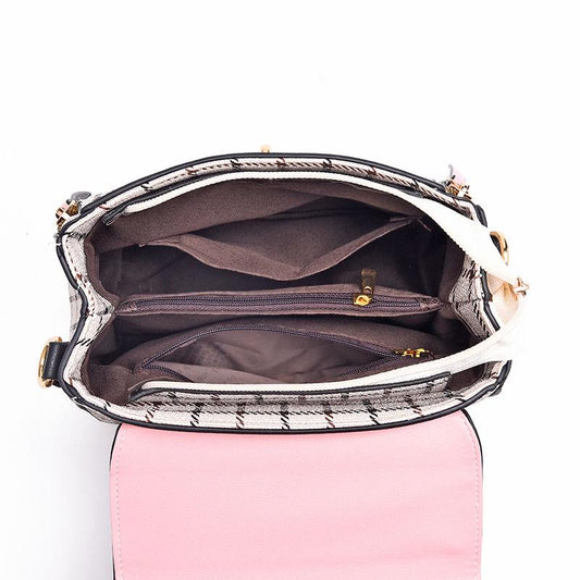 Trendy wild Patent leather bag Genuine Leather Woman bag European and American Shoulder Handbag