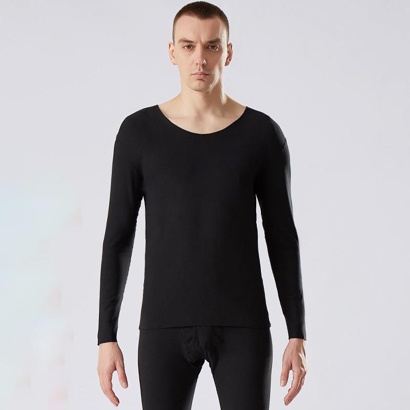 Men Winter Thermal Underwear Male Autumn Tight Suit Thicken Windproof Comfortable Soft Lining Long Sleeve High Elasticity Tracksuit Wearable Versatile