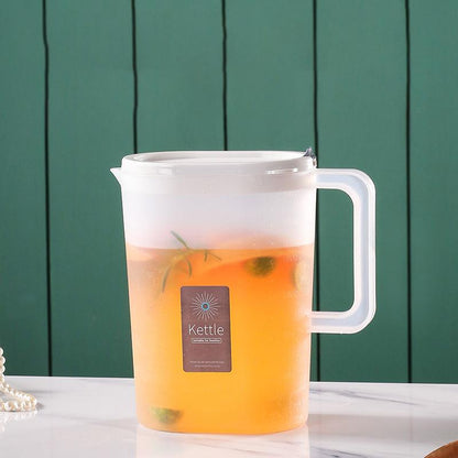 Cold Kettle High Temperature Resistant Household Tea Cool White Kettle Plastic Large-capacity Drop-proof Warm Water Bottle