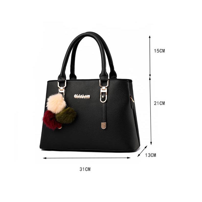 European and American style Shoulder Handbag Trendy wild Patent leather bag Big capacity Woman bag