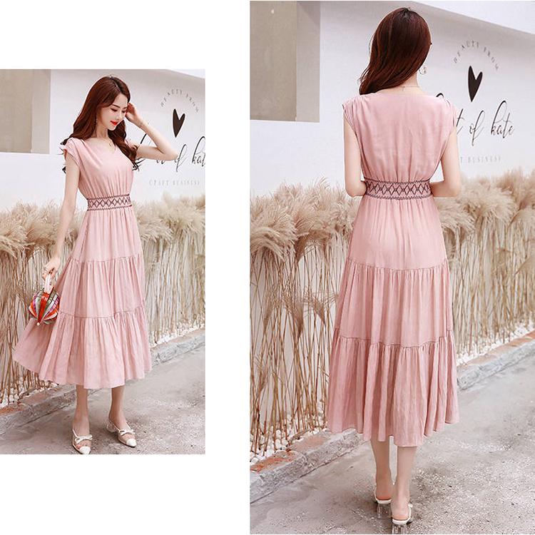 Vintage Long Sleeve Midi Dresses Autumn Winter Plus Size Solid Women Dress Elegant Party Vestidos